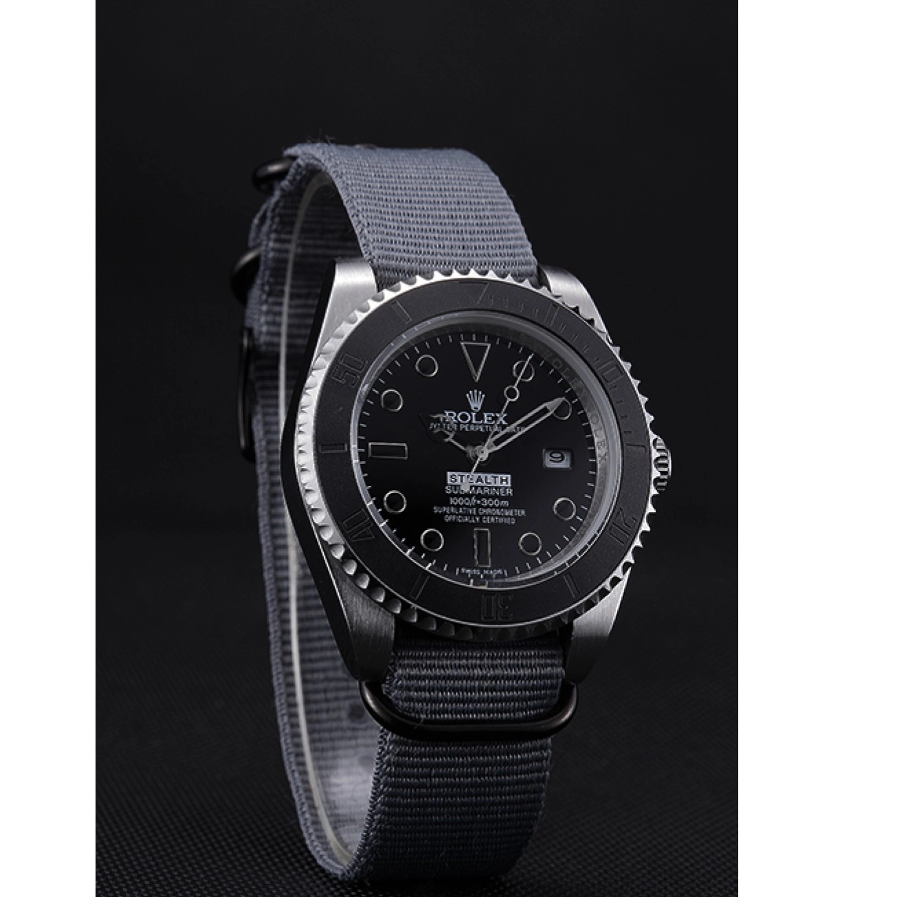 Aaa replica Submariner 621991 Rolex Stealth Grey 0613